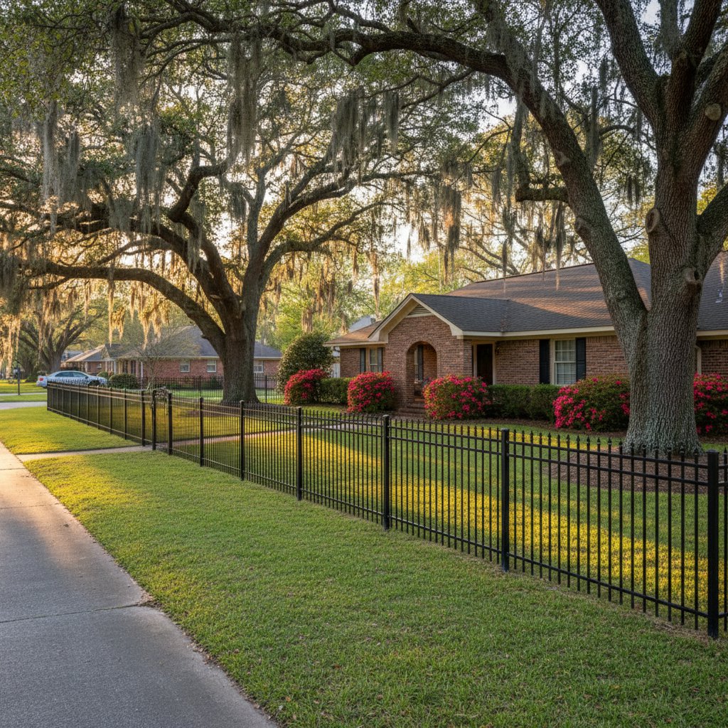 Aluminum Fence Installation in Pineville, LA