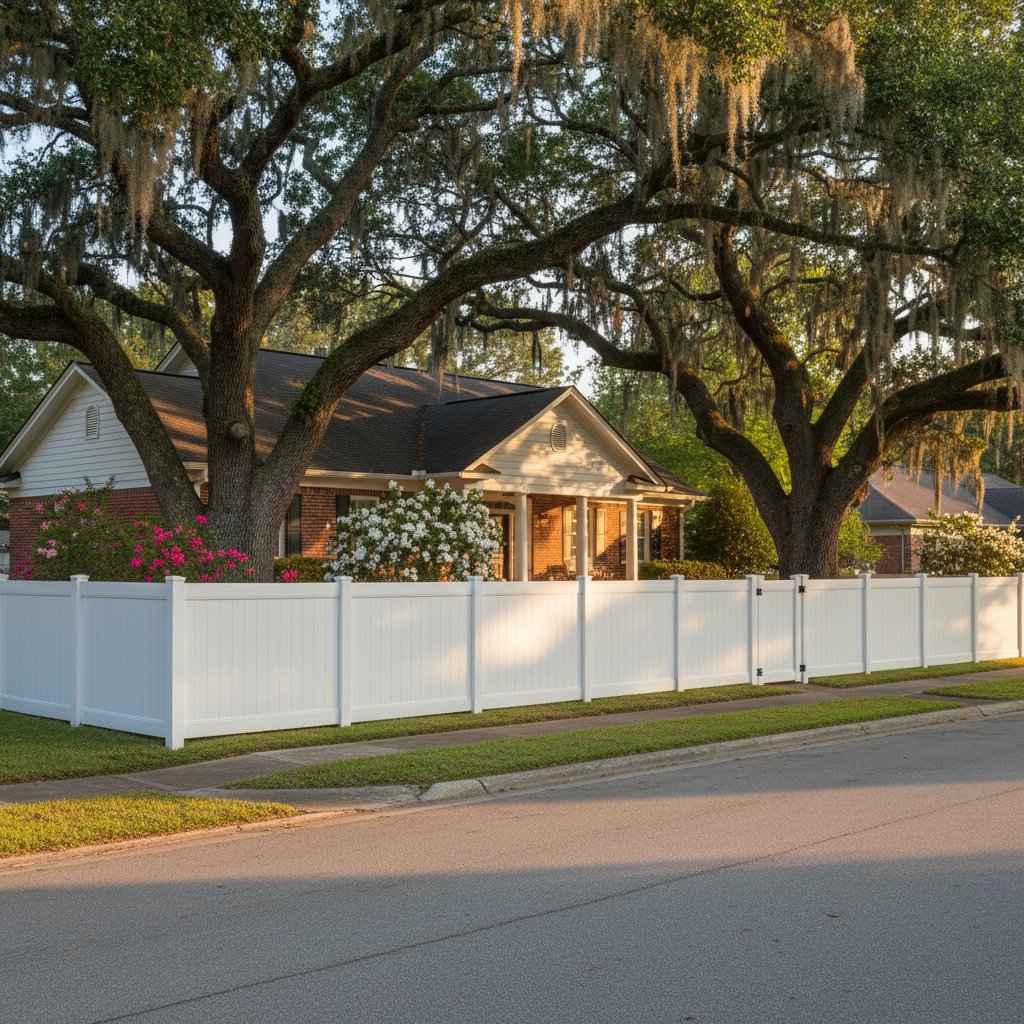 Vinyl Fence Installation in Pineville, LA