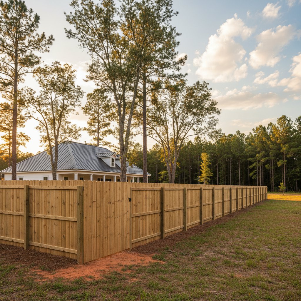 Wood Fence in Pineville, LA - Image 2